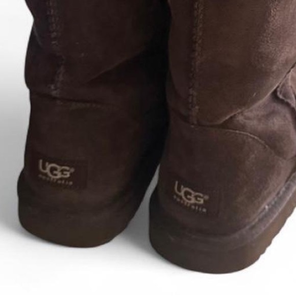 Chocolate Brown Tall Ugg Boots - Picture 9 of 9